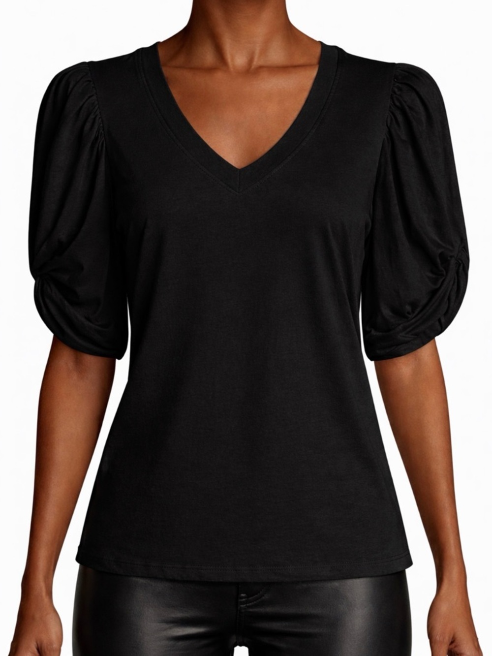 7 for all Mankind Puff Short Sleeve Top